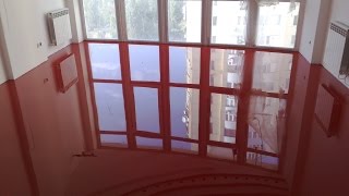 Цветной наливной пол – самовыравнивающееся эпоксидные полы