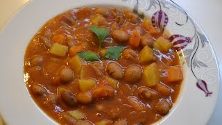 Красная фасоль в томате (Barbunya Tarifi)