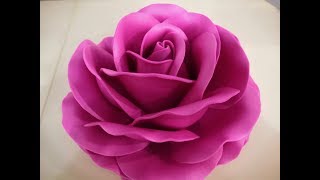МК Роза из изолона светильник. Часть 1. Master class table rose