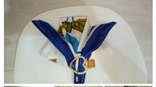 طي مناديل القماش لمناسباتكم pliage Serviettes en tissu