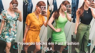 PROVANDO LOOKS EM FAST FASHION C&A - Primavera/Verão 2019/2020 | Debora Freitas