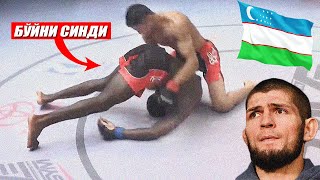 ЎЗБЕК ХАБИБНИ ЛОЛ ҚОЛДИРДИ / Нурсултон Рўзибоев Рақибини Бўйнини Синдирди