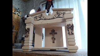 БОЖНИЦА при помощи ЧПУ!!! Полка для икон. Иконостас.