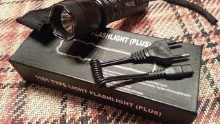 Разборка фонарика Police 20000kv