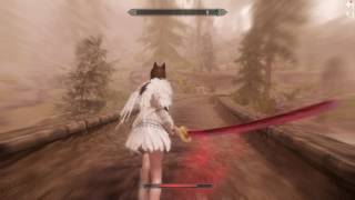 [설란] Skyrim mods - 2hand Sword Animation / FreeStyle Katana Kustom