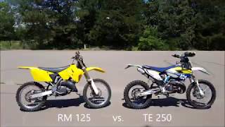 Suzuki RM 125 vs. Husky TE 250