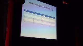 El Mostafa Belkhayate: Conférence sur Présentation de la Séquence d'ALEMBEX. Partie 2/3