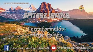 Hogyan építs egyszerű hegyet #part2 [ VoxelSniper ]  | Élő ÉpítészSuli #10