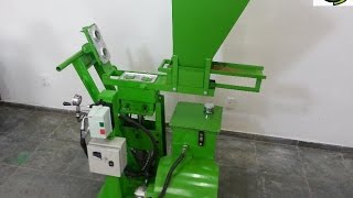 Tijolo ecológico - Prensa hidráulica (doze tijolos por minuto) da Verde Equipamentos