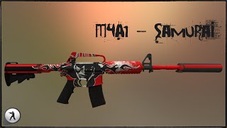 M4A1 - Samurai | модель оружия для css | скачать