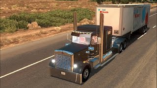 American Truck Simulator Mods - Peterbilt 359 - Fresno to Las Vegas