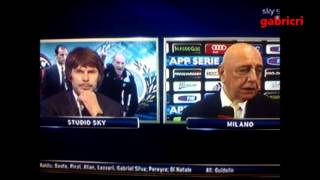 Boban battibecco con Galliani in Milan Udinese 1 0 - Boban quarrel with Galliani