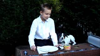 Surströmming - His first time :) - only watch it, if you have a strong stomach !!!