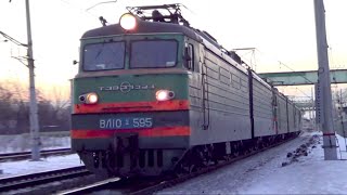 Электровозы ВЛ10У-595 + ВЛ10У-657 + ВЛ10К-1506