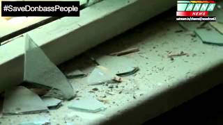 Славянск Запрещенное видео для показа в соц сетях Обстрел мирного населения