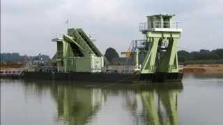 Floating Bucket ladder - Плавучий многоковшовый экскаватор фирмы ROHR BAGGER GmbH