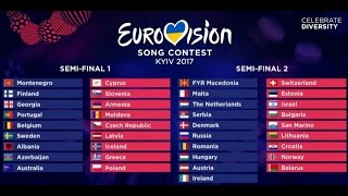 EUROVISION 2017| SEMI - FINAL 2 MY TOP 10 ( WITH COMMENTS)