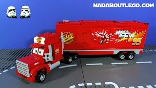 LEGO CARS 2 MACK'S TEAM TRUCK CRASH!