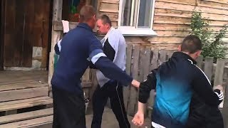 Деревенские ДРАКИ, Битва Нищебродов)))