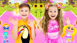 Diana dan Roma di Runner Game baru untuk anak anak - Love, Diana Pet Dash!!!