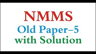 NMMS paper solution 5 NMMS QUESTION ANSWERS WITH EXPLANA || MAYUR VANPARIA