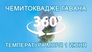 Сочи, Лазаревское, Чемитоквадже температура моря 1 июня