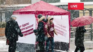 Палатку Порошенко унесло ветром? А Петя там был?