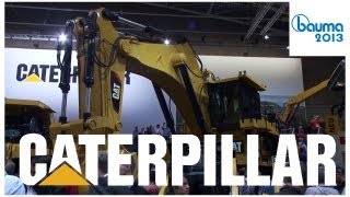 Caterpiller Bagger - Kettenbagger 336E, Miningbagger 6020B, Mikrobagger 300.9 - Bauma 2013