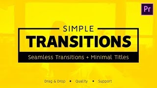 425+ Transitions & Titles Animation - Premiere Pro Template