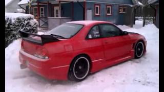 Skyline R33 GTS-T with Toyo Proxes T1R on snow LOL