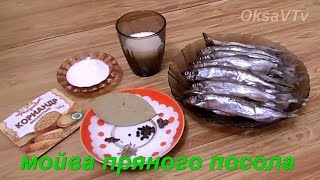 Мойва пряного посола(Сухой посол). Capelin, spiced salting.