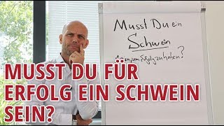 Karriere machen: Musst du ein Schwein sein, um Erfolg zu haben?