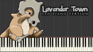 Lavender Town Sad Piano Version | Synthesia Tutorial