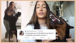 This Youtuber is going to JAIL for HITTING her Dog