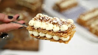 Տոնական Նապոլեոն - Mille Feuille Recipe - Napoleon - Heghineh Cooking Show in Armenian