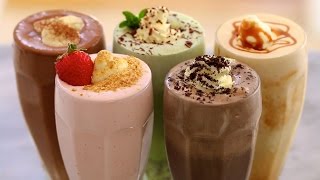 5 Homemade Ice Cream Milkshakes - Gemma's Bigger Bolder Baking Ep 71