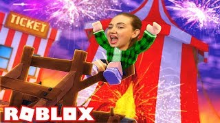 Как СТАТЬ ЦИРКАЧОМ ЗАДАНИЯ от КЛОУНА в ЦИРКЕ Roblox! Это очень СЛОЖНО! Летсплей для детей от Каталек