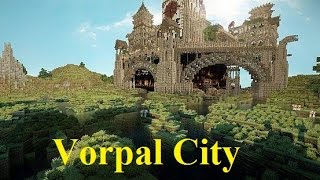 Обзор карты (Minecraft cinematic) - Vorpal City - Стимпанк город!
