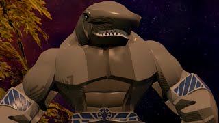 LEGO BATMAN 3 - King Shark FREE ROAM GAMEPLAY (The Squad DLC)