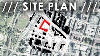 Site Plan Tutorial in Photoshop (Architectural Competition 2of5)
