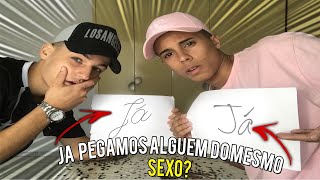 EU JA PEGUEI ALGUÉM DO MESMO SEXO?? com CANAL NA ENCOLHA!!