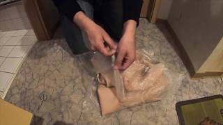 How to get in the Silicone Doll Suit with head - like an Femskin Suit