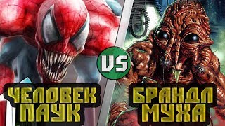 Человек-паук VS Человек-муха (Брандл-Муха)