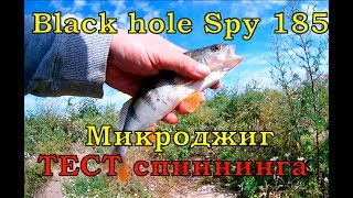 Микроджиг видео Спиннинг для микроджига Black hole Spy Окунь