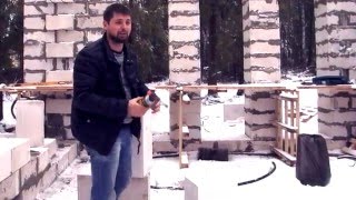 Кладка блоков из газобетона. Технология. Краш-тест блоков