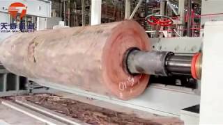 5 & 9 feet spindle & spindleless veneer rotary line