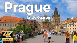 Prague, Czech Republic Walking Tour Part 2 - Little Quarter (4k Ultra HD 60fps)