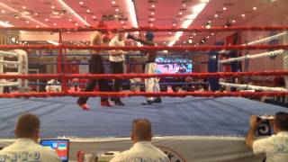 Ramil Agabekov(Ukraine) vs Ikops Powell (Gabon) World Championship Kickboxing 2013
