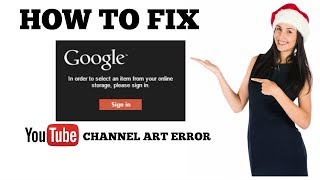 How To Fix  Youtube Channel Art Error