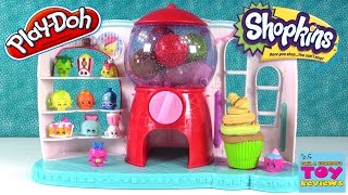 Play-Doh Shopkins Surprise Bubble Gum Eggs Hidden Kids Toys | PSToyReviews